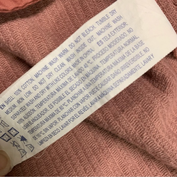 Forever 21 Corduroy Overall Dress Pink Pinafore Size 2X - Picture 4 of 7